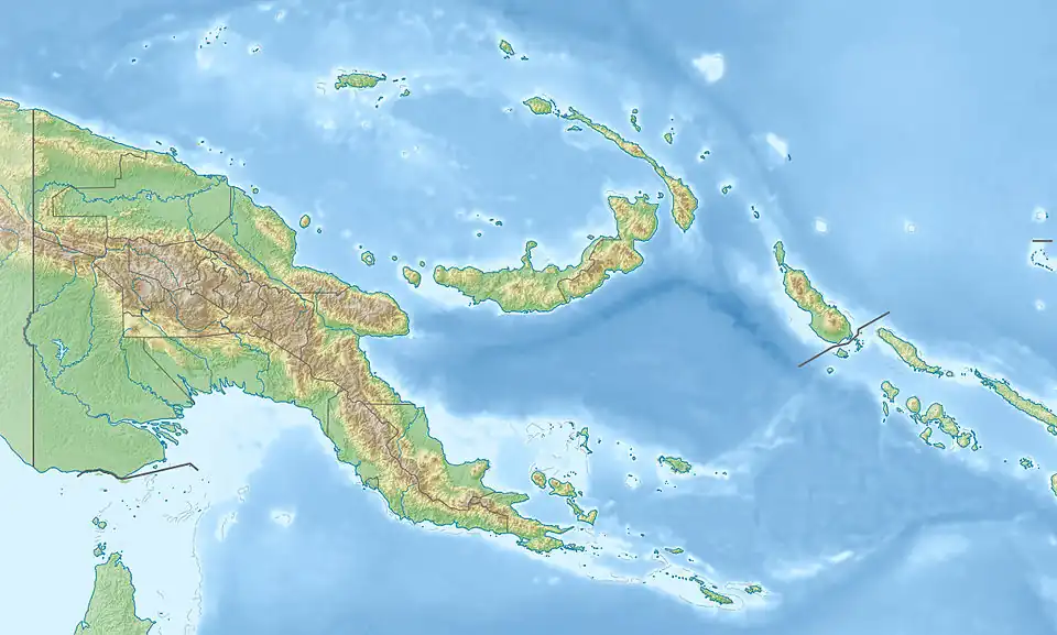 Isla Vanatinai ubicada en Papúa Nueva Guinea