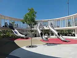 Zona infantil, toboganes