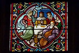 Vitral de Saint-Leu-Saint-Gilles, París.