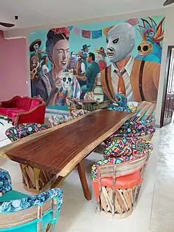 Parota wood table. parota wood furniture