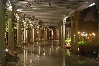 Pabellón en el Circuito Mágico del Agua.