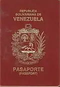 Pasaporte Venezolano anterior al de la comunidad andina.