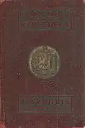 Pasaporte de los Estados Unidos de Venezuela emitido en 1946.