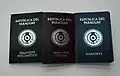 Antiguos Pasaportes diplomático, oficial y consular paraguayos.