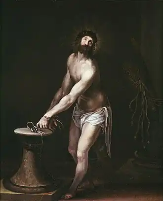 Flagelación de Cristo en la columna Pasquale Ottino