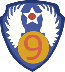 Novena Fuerza Aérea Medio Oriente África del Norte Europa