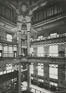 Patio de Operaciones original en 1918, destruido en 1947.