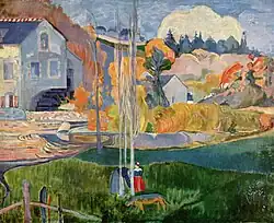 Molino de Agua en Pont-Aven (1894)