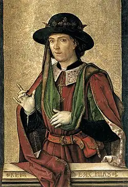 Ezequiel, de Pedro Berruguete, ca. 1500.