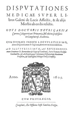 Disputationes medicae super libros Galeni (1605).