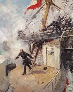 Abordaje de Arturo Prat (Pedro Subercaseaux, siglo&nbsp;XX)