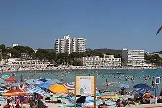 Playa de Paguera.