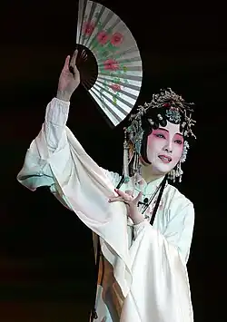 Intérprete de ópera Kun Qu en Pekín - China China.