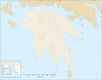 Argos ubicada en Peloponeso