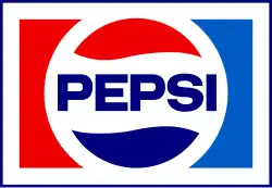 Logotipo de Pepsi, usado desde 1973 hasta 1987.