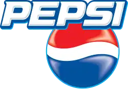 Logotipo de Pepsi, desde 2003 hasta 2006. Se usó internacional hasta 2010.