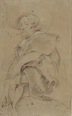 Pedro Pablo Rubens, autorretrato, 1635-1638.