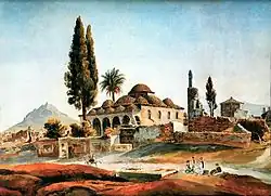 Dibujo de Pierre Peytier hacia 1830.