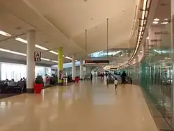 Interior de la Terminal A Oeste (zona de operaciones)