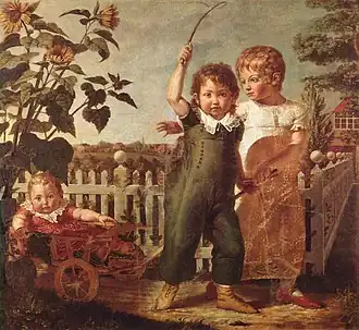 Los niños Hunselbeck, óleo sobre lienzo, 1805-1810