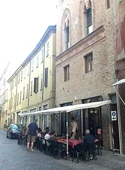 Calle en Fiorenzuola d'Arda.
