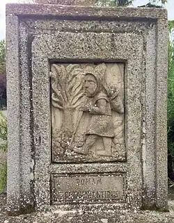 Señal de la peregrinación a Roma entre Fornovo di Taro y Cassio.