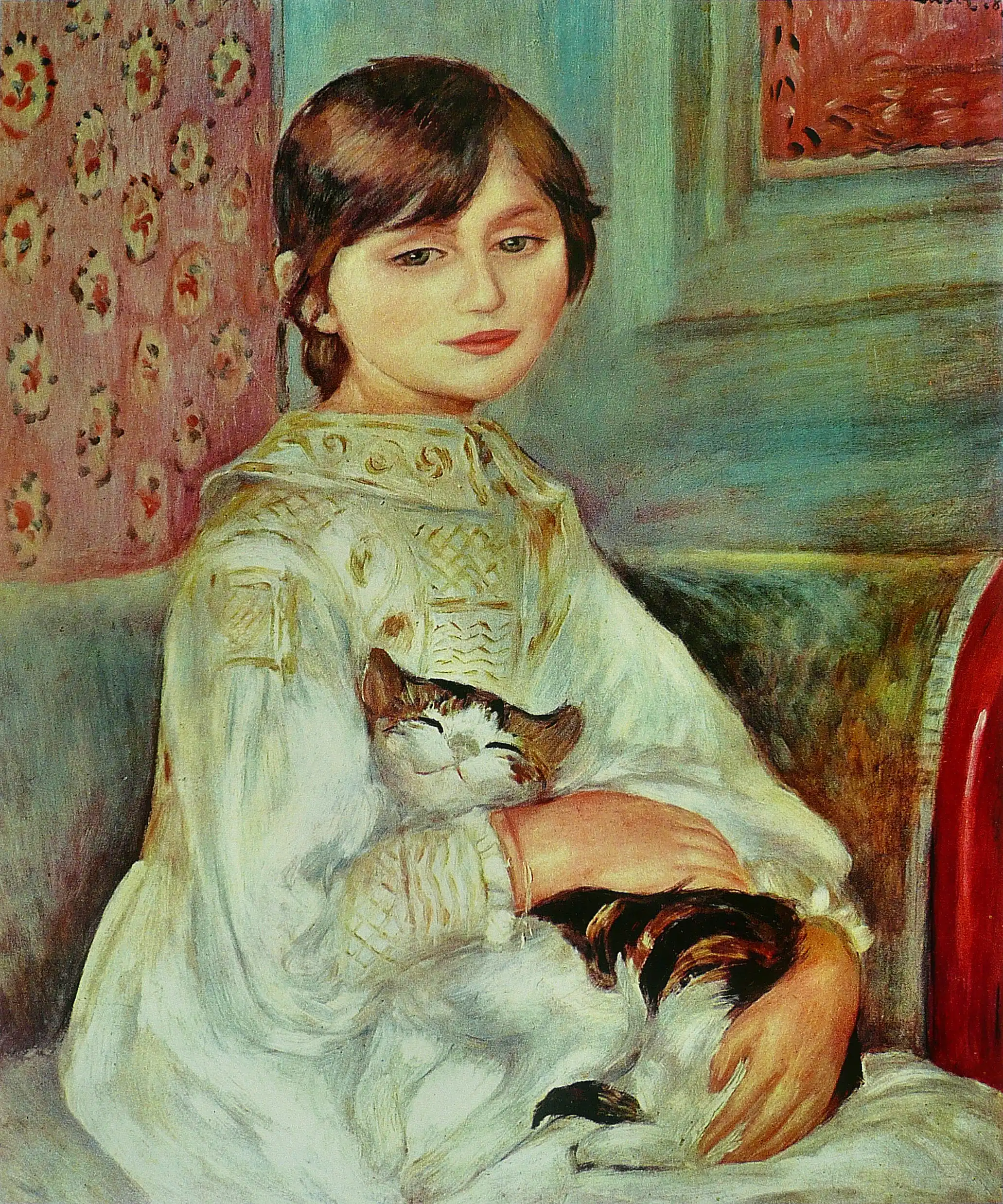 Retrato de Julie Manet con gato, de Renoir, Musée d'Orsay.[1]​