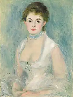 Retrato de Madame Henrio (1876), por Renoir