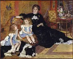 La señora de Georges Charpentier y sus hijos, de Renoir.