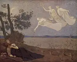El sueño, de Pierre-Cécile Puvis de Chavannes, 1883.