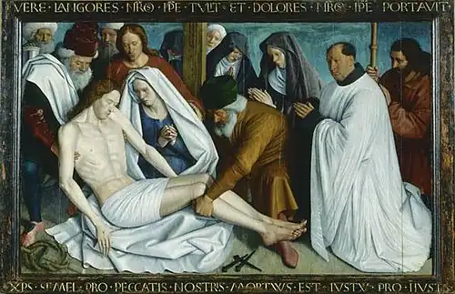 Pietà de Nouans, de Jean Fouquet, ca. 1460.