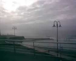 Otra vista de las piscinas.