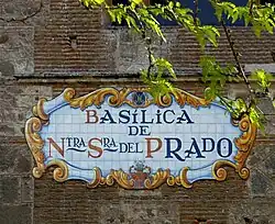 Placa ilustrativa, retocar