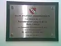 Placa conmemorativa de la remodelación en la Sede Boyacá, en 2007.