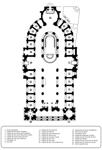 Planta de la iglesia