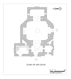 Plano de la capilla