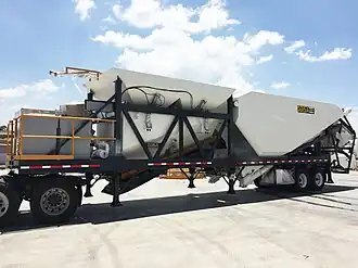 planta de hormigón móvil