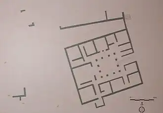 Casa de los Morillos en Iuliobriga, una domus.