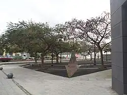 Plaza de Ana Bautista en San Cristóbal de La Laguna, vista desde la calle Santa Eulalia.