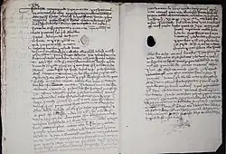 Pleito de Antón de Escalante con Nicolás de Ribadesella