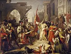 El juramento de los anconetanos, de Podesti, 1844.