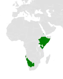 Mapa de distribución