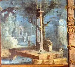 Fresco del Templo de Isis.
