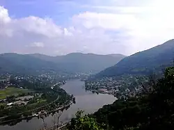 Porta Bohemica con la villa de Vaňov