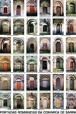 Portadas románicas de la Comarca de Sarria