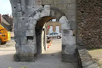 Detalle de un paso de peatones.}}