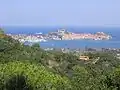 Vista desde el mar de Portoferraio
