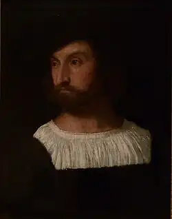 Tiziano (1488/1489-1575), Retrato de hombre, ca. 1515-1520, óleo sobre tela, 60 × 46,2&nbsp;cm