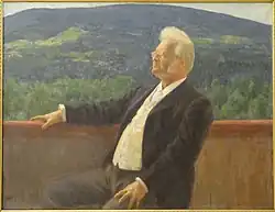 Retrato de Bjornstjerne Bjornson (1900)