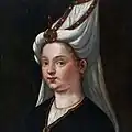 Un retrato inspirado en una joven Hürrem Sultan.